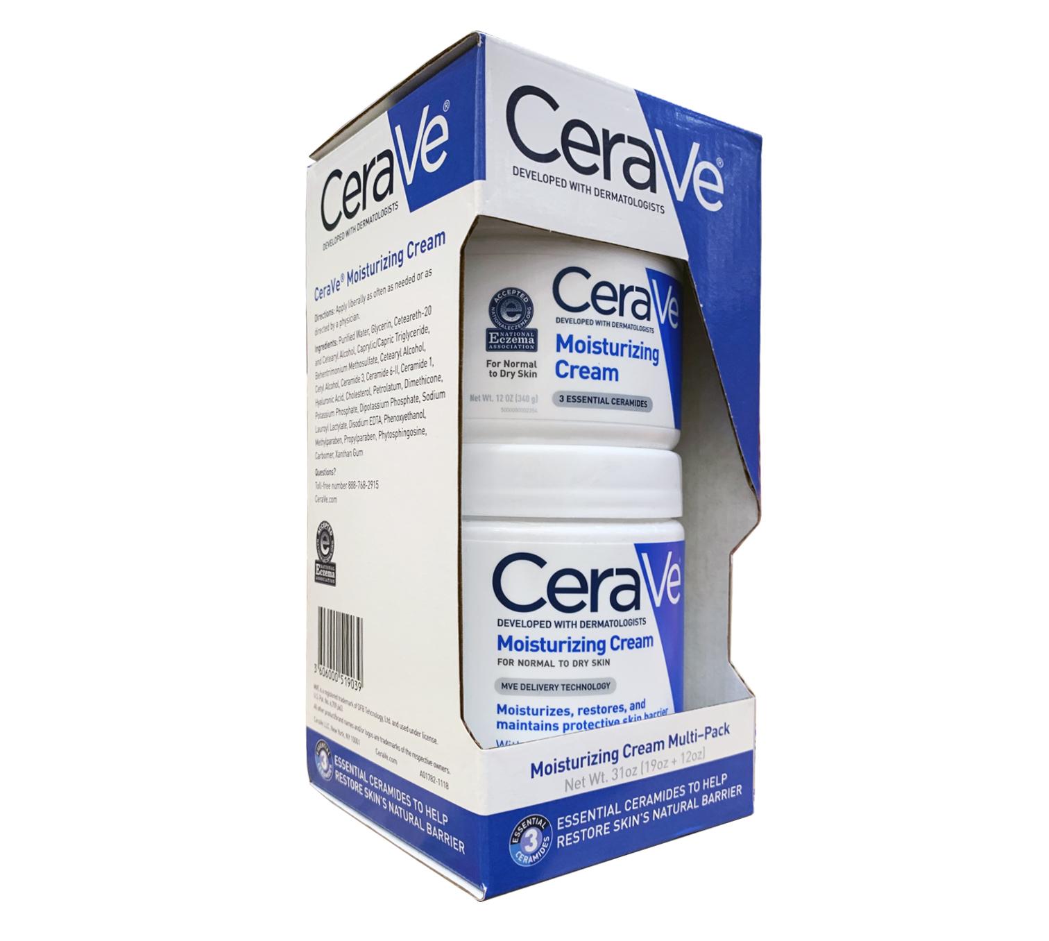Cerave Moisturizing Cream MultiPack Available at Western Cosmetics Kenya