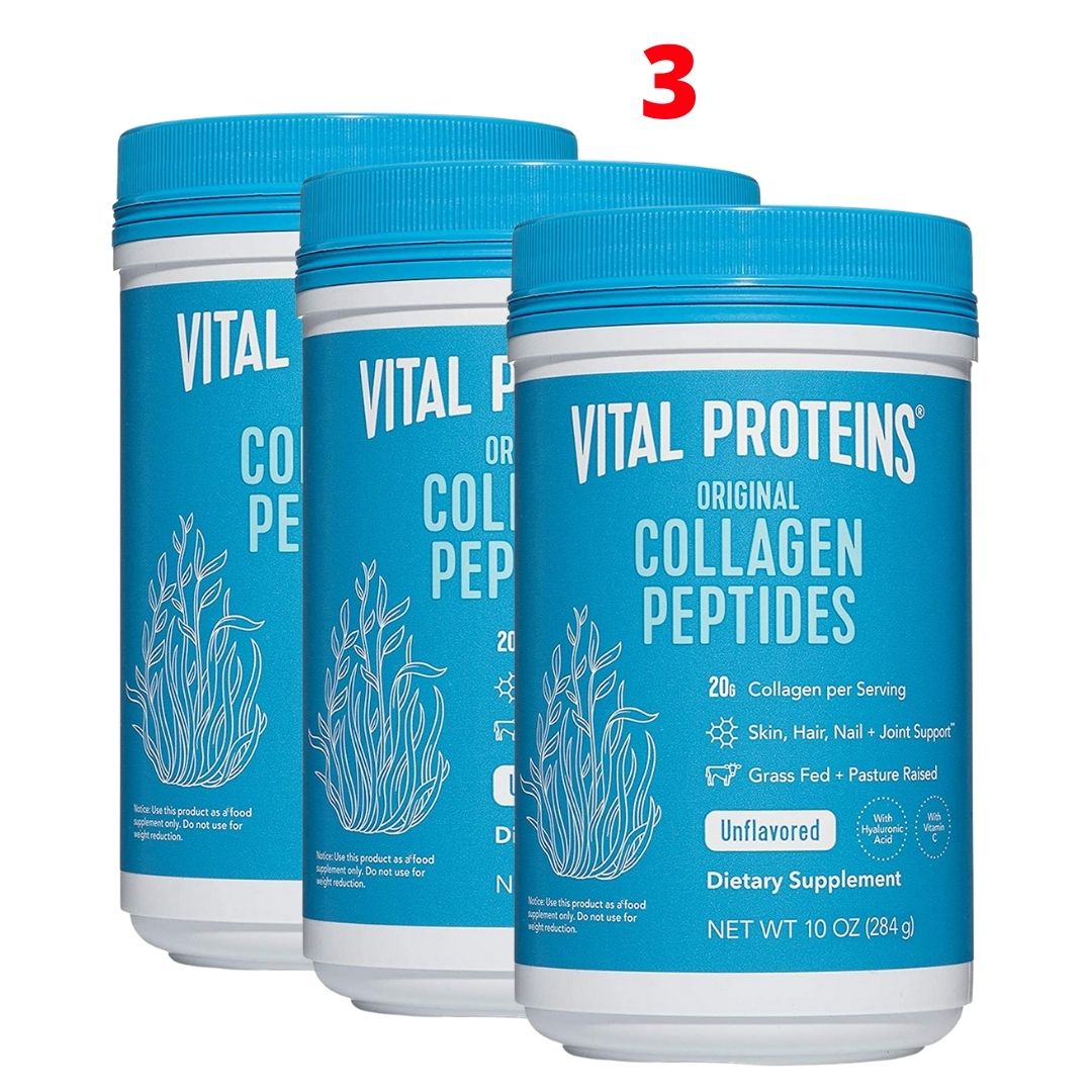 Hydrolyzed Peptides Collagen Powder 3 Cans Available at Western Cosmetics Kenya