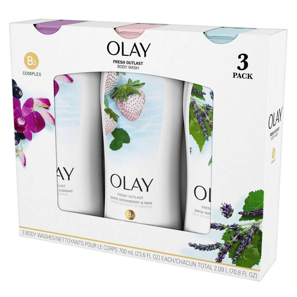 Olay Fresh Outlast Body Wash 3 pack Available at Western Cosmetics Kenya